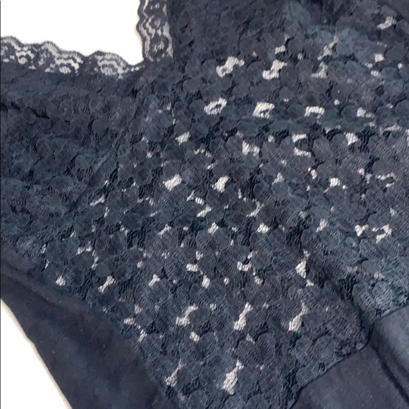 Lace Guess Los Angeles Red Tab Black Lace Bodysuit women’s xs - Picture 2 of 8